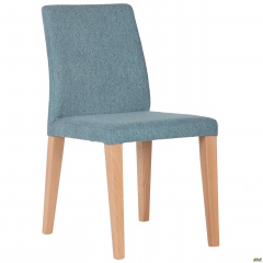 Дерев'яний стілець AMF Zina бук ніжки м'яке сидіння тканина бірюзового кольору Чернівці