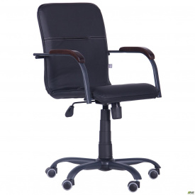 Офисное кресло AMF Самба-RC черный графит с кантом