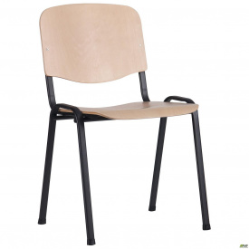 Шкільний стілець АМФ З Вуд чорні ніжки сидіння-фанера бук
