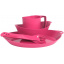 Набір посуду Lifeventure Ellipse Camping Tableware Set pink (75802) Львів