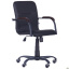 Офисное кресло AMF Самба-RC черный графит с кантом Ровно