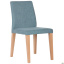 Дерев'яний стілець AMF Zina бук ніжки м'яке сидіння тканина бірюзового кольору Дніпро