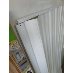 Двері гармошка-ширма пластикові глухі 820х2030х0, 6 мм, Білий Ясень Тернопіль