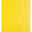 Самоклеюча декоративна 3D панель під жовту цеглу 700x770x7 мм Тернопіль