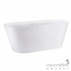 Овальная отдельностоящаяя акриловая ванна Rea Milano 170 REA-W2001 белая Житомир