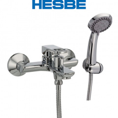 Змішувач для ванни короткий ніс HESBE FENIX EURO (Chr-009) Ірпінь