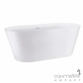 Овальная отдельностоящаяя акриловая ванна Rea Milano 170 REA-W2001 белая
