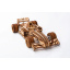 Механический 3D конструктор Racer V3 Гоночный болид, деревянный конструктор. Хмільник