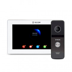 Комплект відеодомофона BCOM BD-770FHD/T White Kit Вільнянськ