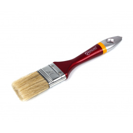 Пензель флейцевий Polax 1.5 " професійний змішаний ворс дерев'яна ручка тип Євро (14-002)
