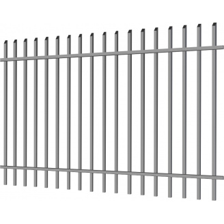 Металевий паркан Деко сек'юріті 2.5х2 з профільної труби