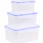 Набір прямокутних контейнерів для харчових продуктів 3в1 Альона 167040