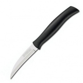 Нож кухонный Tramontina Athus для чистки овощей 76 мм Black 23079/103