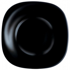 Тарілка Luminarc Carine Black Чорна обідня квадратна d-26 см 9817 LUM Житомир