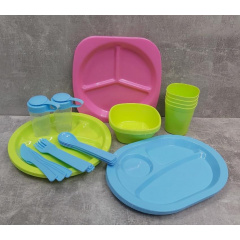 Набор пластиковой посуды для пикника 36 предметов Stenson 86497 Черкассы