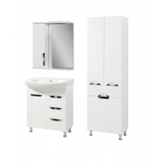 Комплект мебели для ванной комнаты Альвеус 70 с умывальником Runa 70 (Kolo) + пенал 60 Альвеус ПиК Сумы