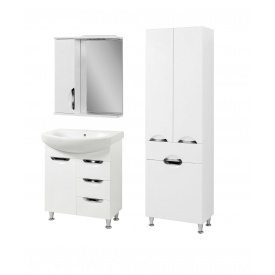 Комплект мебели для ванной комнаты Альвеус 70 с умывальником Runa 70 (Kolo) + пенал 60 Альвеус ПиК