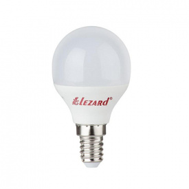 Лампа светодиодная LED GLOB A45 7W 4200K E14 220V Lezard (442-A45-1407)