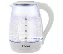 Чайник електричний скляний 1.8 л Satori SGK-4105-WT White