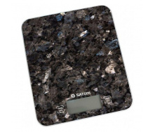 Весы электронные кухонные Satori SKS-211-BL до 15 кг стеклянные