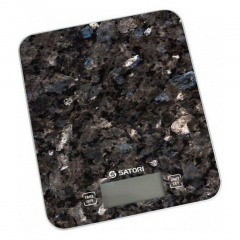 Весы электронные кухонные Satori SKS-211-BL до 15 кг стеклянные Киев