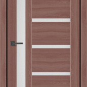 Дверное полотно MS Doors ORLEAN 70см дуб класичний стекло сатин