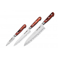 Набор из 3-х кухонных ножей с больстером Samura Kaiju (SKJ-0220B) Львов