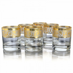 Набор стаканов для виски Lora Золотистый H70-017 305ml Київ