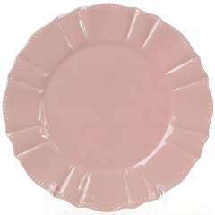 Набор Bona 6 обеденных тарелок Leeds Ceramics SUN диаметр 26см каменная керамика Розовые DP40088 Киев