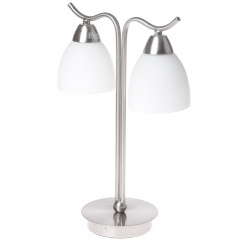 Настольная лампа минимализм декоративная Brille BKL-511 Хром Житомир