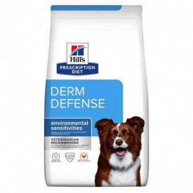 Корм Hill's Prescription Diet Canine Derm Defense сухой противовоспалительный при дерматитах и заболеваниях кожи и шерсти у собак 12 кг (052742008905)