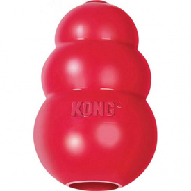 Игрушка KONG Classic груша-кормушка для собак больших и гигантских пород XXL 15x9.5x6.5 см Красный (035585111414)