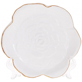 Десертные тарелки 16х15.5х2.5см White-Gold Rose Bona DP118445
