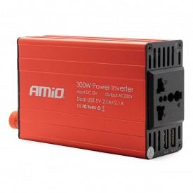 Преобразователь напряжения AMIO DC12V-AC220V 600W Автомобильный инвертор