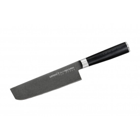 Нож кухонный овощной Накири 167 мм Samura Mo-V Stonewash (SM-0043B)