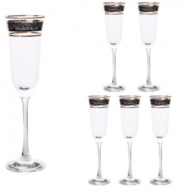 Набор бокалов для шампанского Lora Бесцветный H50-016-6 170ml