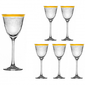 Набор бокалов для вина Lora Бесцветный H50-017-6 200ml