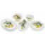 Набор Bona 3 фарфоровые суповые тарелки Prince 800 мл Белый фарфор DP40189 Сарни