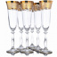 Набор бокалов для шампанского Lora Бесцветный H70-015 215ml Слов'янськ