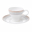 Набор кофейных чашек с блюдцами Lora Белый H15-016 120ml Киев