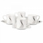 Набор кофейных чашек с блюдцами Lora Белый H15-002 120ml Рівне
