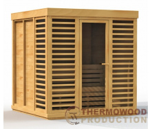 Thermowood Cube outdoor Sauna 2,1х2,1м Деревянная разборная баня под ключ