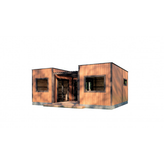 Модульний гостьовий будинок-лазня 5,3х6,8м Sauna House 7 під ключ від Thermowood Production