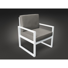 Кресло Tenero Час-Пик 710х700 мм мягкие сидушки на металлокаркасе для кафе на террасу Кропивницкий