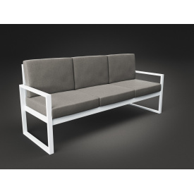 Тримісний диван Tenero Час-пік 2130 мм м'які сидіння на металлокаркасе для саду для кафе