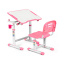 Детская растущая парта со стульчиком Evo-kids Evo-07 комплект для дома розового цвета для девочки Чернигов