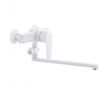 Змішувач для ванни PLAMIX Oscar-006 White (без шланга та лійки) (PM0559)