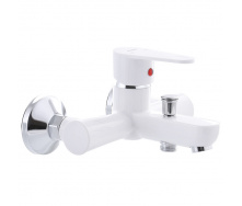 Змішувач для ванни PLAMIX VEGA-009 без шланга та лійки Білий (PM0573)