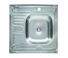 Мойка кухонная из нержавеющей стали Platinum 6060 R 04 / 120