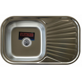 Миття кухонне з нержавіючої сталі закруглене Platinum 7848 ДЕКОР 08 / 180